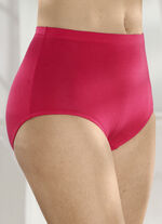 Viererpack Slips mit Gummizug im Bund 2X ROT, 2X SCHWARZ