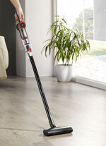 2-in-1 Akku-Hand- und Bodenstaubsauger "MX14 max" mit umfangreichem Zubehör SILBER-ROT