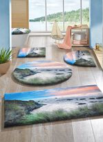 Badgarnitur mit rutschhemmender Latex-R&uuml;ckseite 