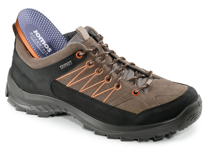 Schnürschuh mit Klimamembane BRAUN-SCHWARZ