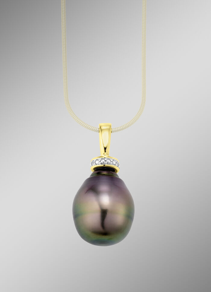 Anh&auml;nger mit Tahiti-Zuchtperle 