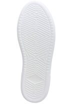 Waldläufer, trendige Damen-Schnürschuhe, Weite H, mit herausnehmbarem Fussbett WEISS