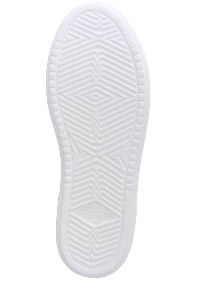 Waldläufer, trendige Damen-Schnürschuhe, Weite H, mit herausnehmbarem Fussbett WEISS