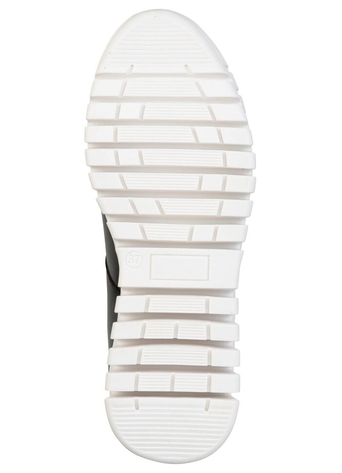 ELENA EDEN, stylische Damen-Sneaker, Weite G, mit herausnehmbarem Fussbett SCHWARZ-ALTSILBER