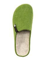 Laurina, trendige Damen-Hausschuhe, Weite G, mit anatomisch geformtem Fussbett APFELGR&Uuml;N