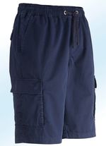Bermudas mit Cargotaschen in 3 Farben MARINE