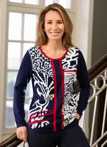 Pullover in Feinstrick 