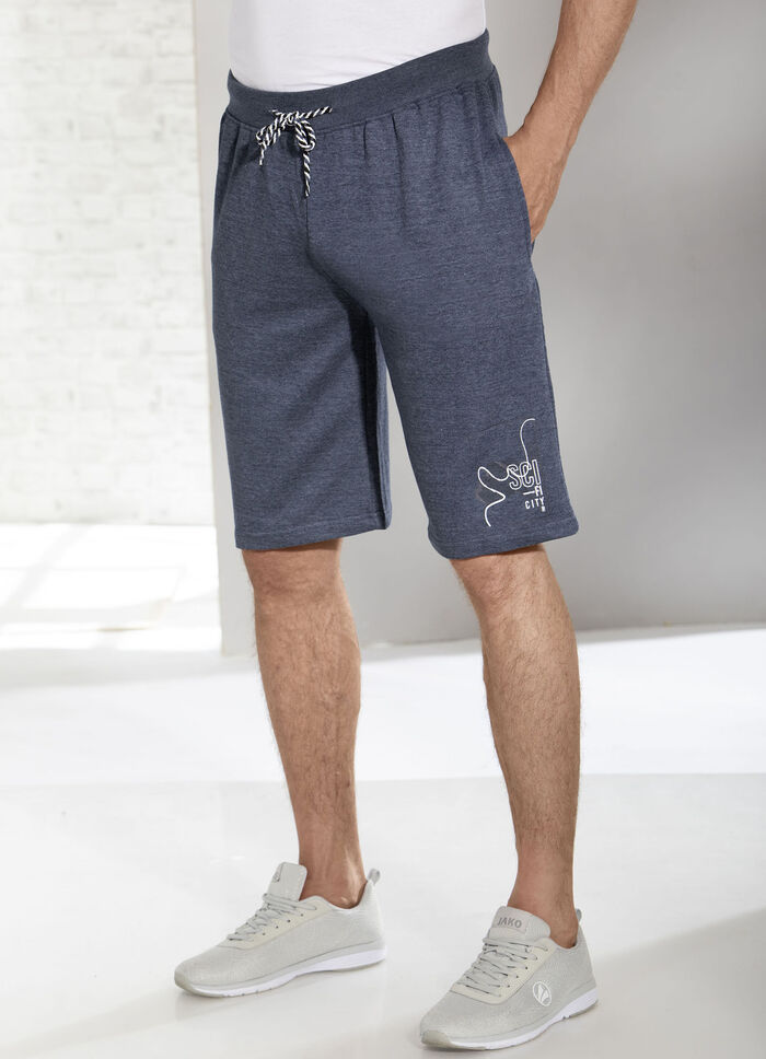 Bermuda in 2 Farben JEANSBLAU MELIERT