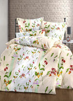 Satin Bettwäsche-Garnitur von Mesana GELB