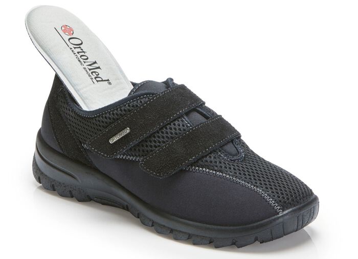 Bequeme Damen-Klettschuhe, Weite H, mit herausnehmbarem Fussbett 