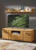 TV-Longboard mit Wandboard EICHE HELL