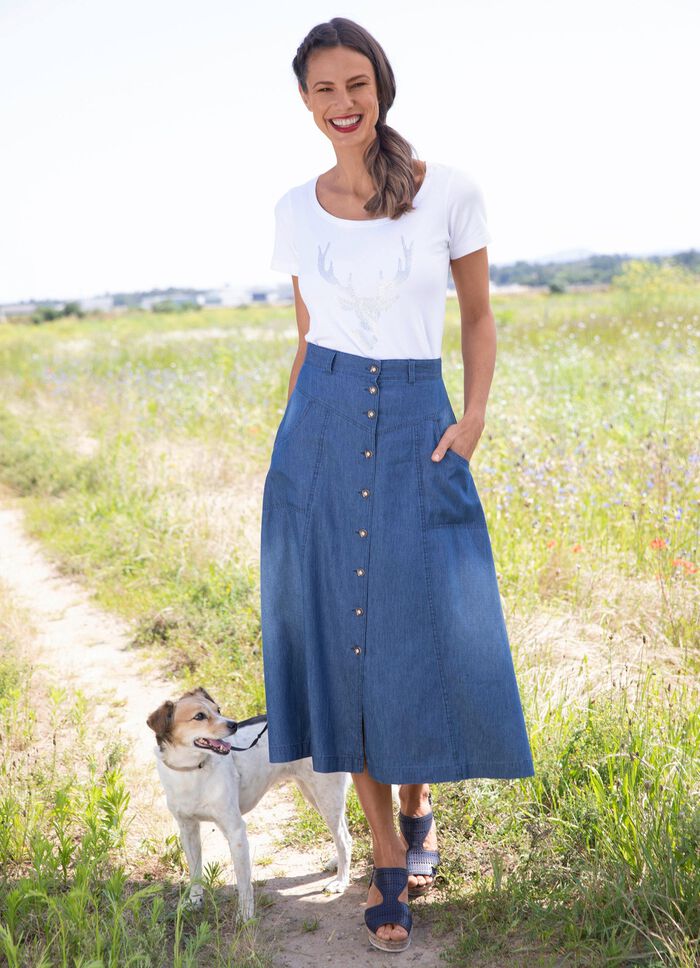 Rock mit Schmuckkn&ouml;pfen 