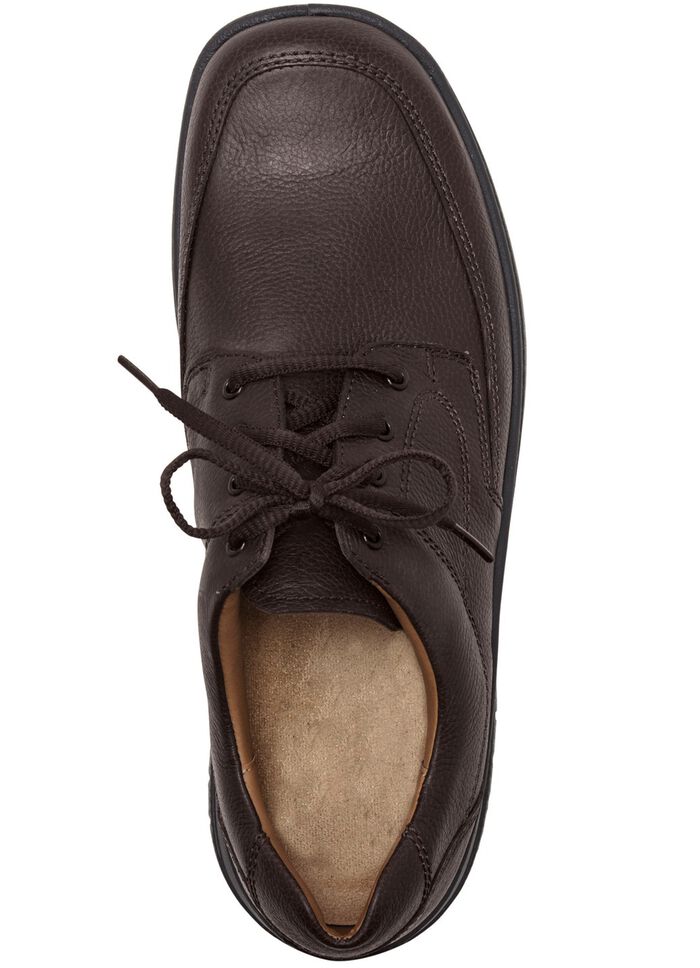 GINO GALANTE, klassische Herren-Schn&uuml;rschuhe, mit herausnehmbarem Fussbett MOKKA