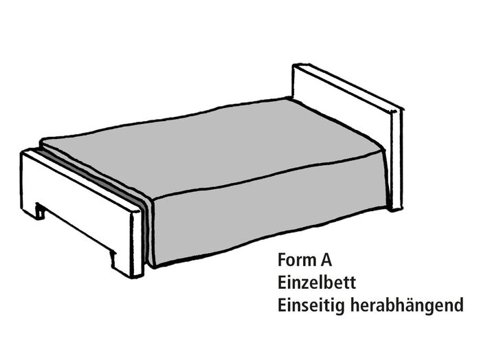 Klassische Tagesdecke und Kissenbez&uuml;ge in edler Samtoptik SILBER