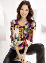 Tunika mit Inkjet-Druck