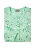 Zweierpack Nachthemden, wadenlang und mit Knopfleiste  