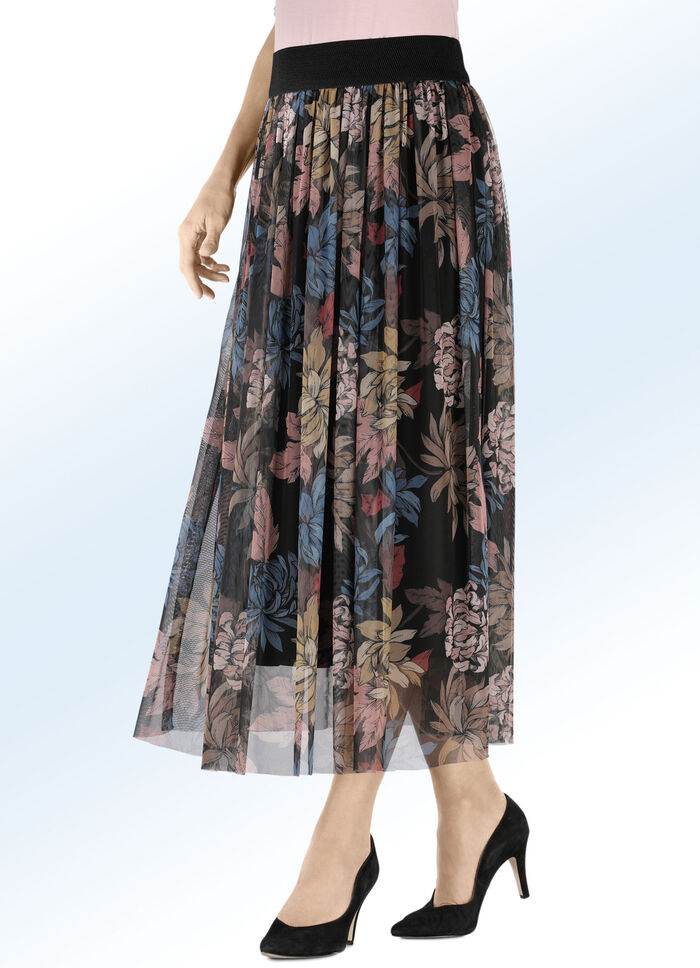 Rock mit farbbrillantem Inkjet-Druck 