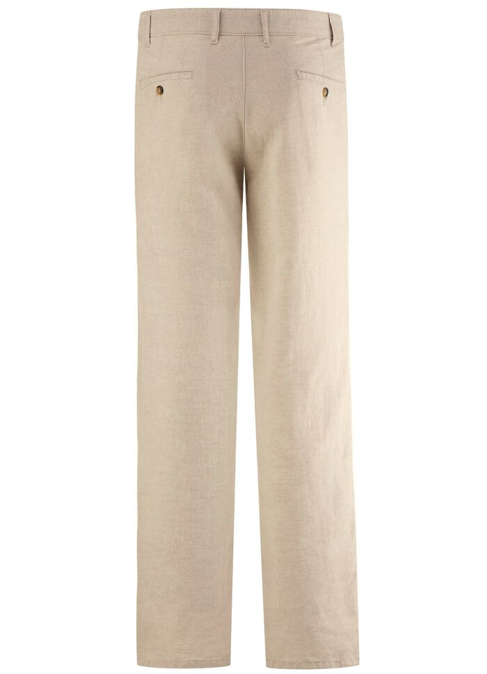 &laquo;Francesco Botti&raquo;-Hose mit Leinen in 3 Farben 