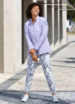 Hose in 7/8-L&auml;nge mit aktueller Dessinierung 