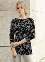 Shirt mit 3/4 langen &Auml;rmeln 