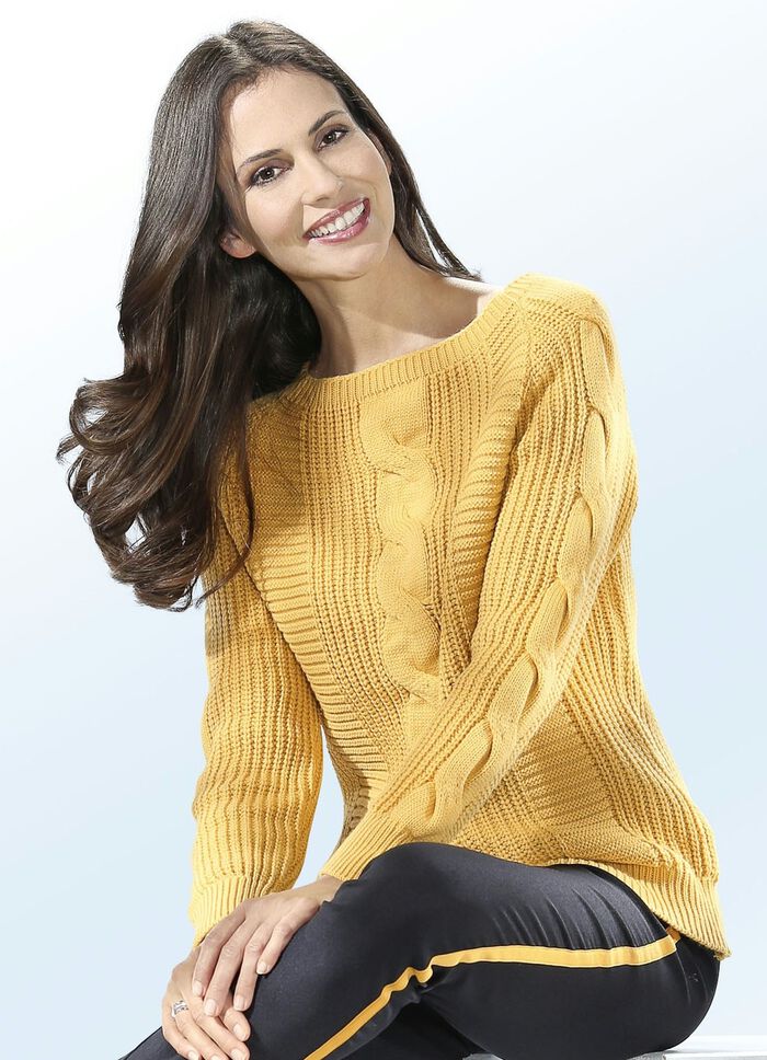 Pullover in Perlfang 