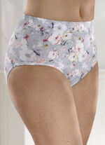 Viererpack Slips mit Floraldessin 