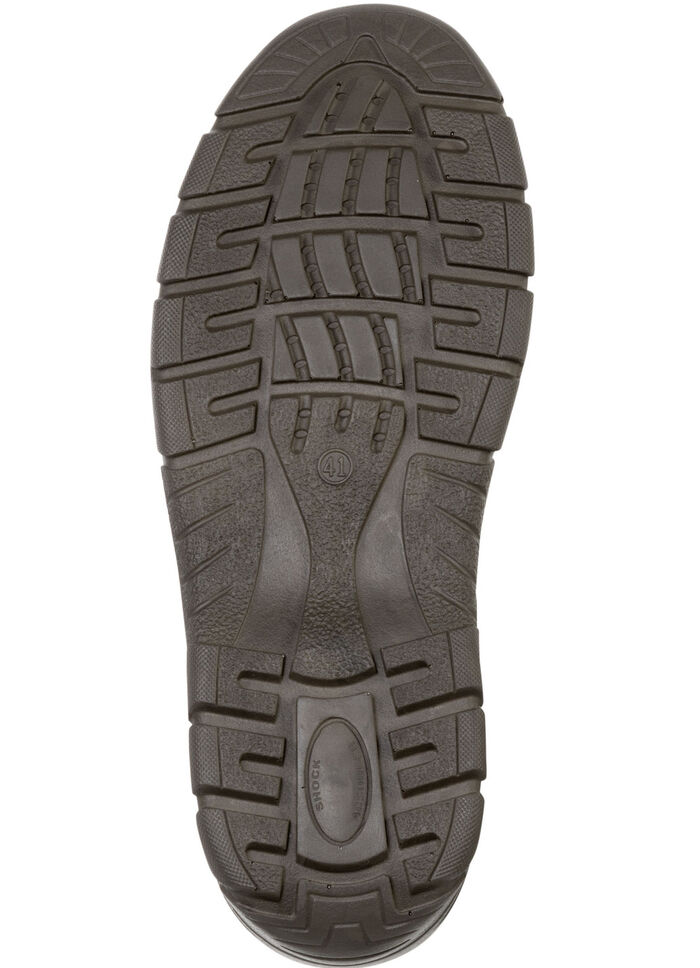 Schnürschuh mit Kontrast-Einsätzen BRAUN