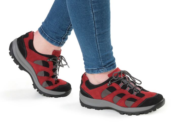 Waldl&auml;ufer, sportliche Damen-Schn&uuml;rschuhe, Weite H, mit herausnehmbarem Fussbett 