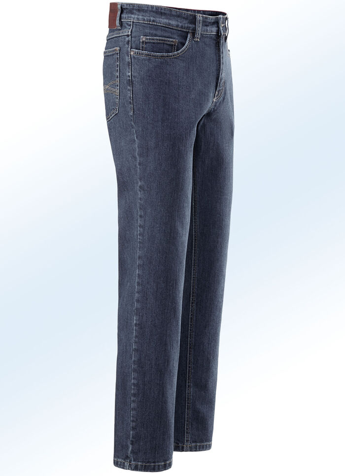 Lässige Jeans in 2 Farben MITTELBLAU
