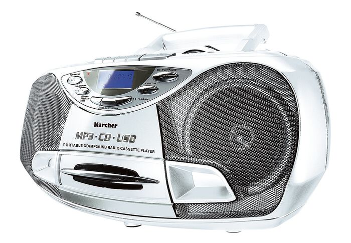 Karcher CD-/MP3-Boombox WEISS