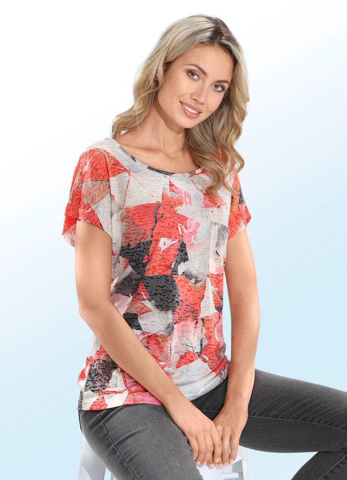 Shirt mit Brusttasche 