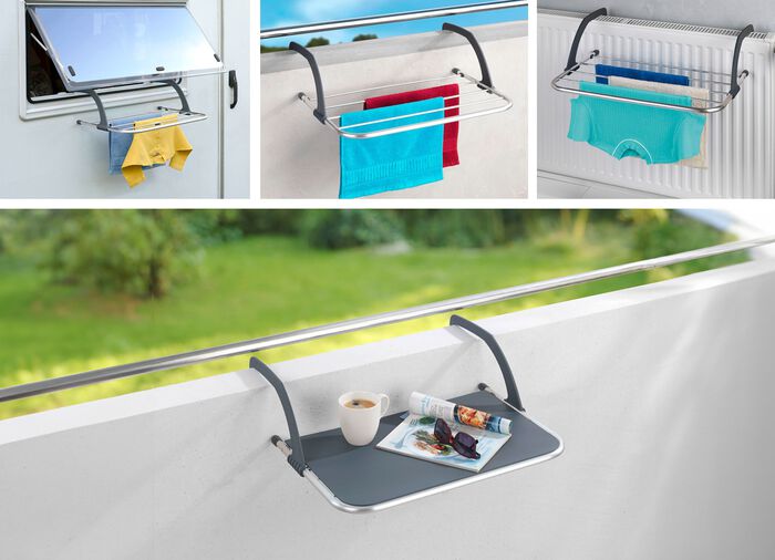 Balkon-H&auml;ngetisch 2in1 