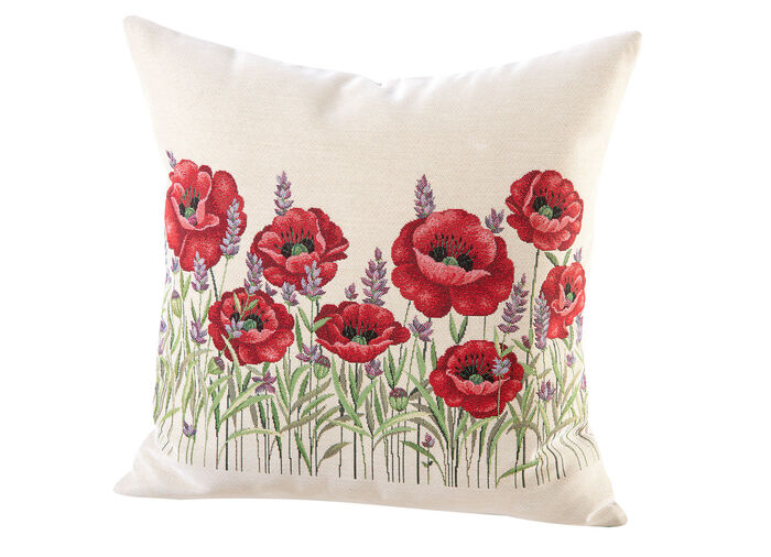 Kissenbezüge mit farbenprächtigen Blumenmotiven BUNT