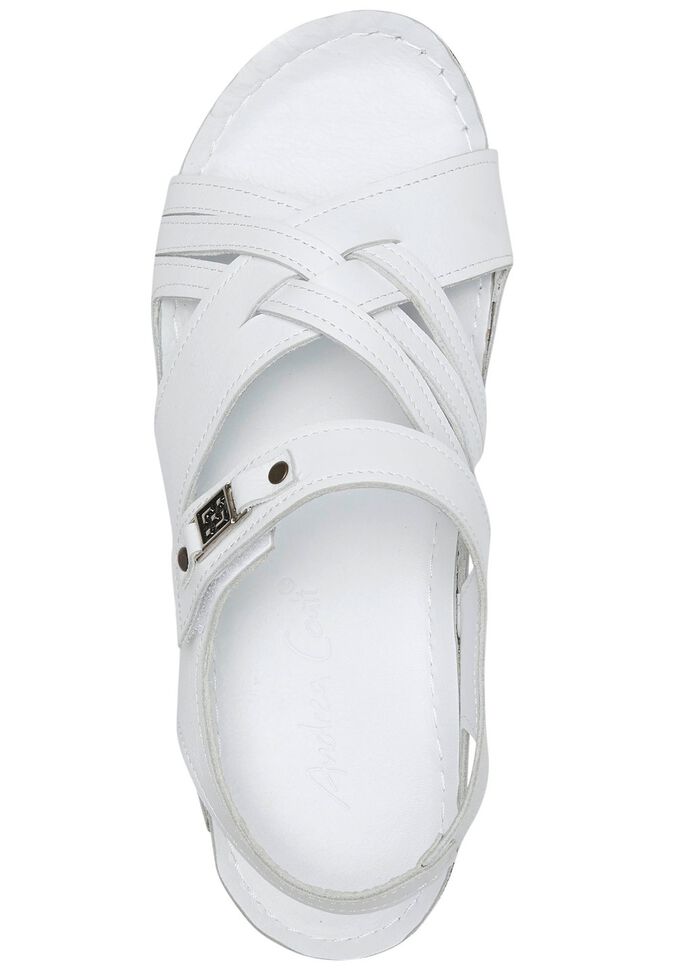 Andrea Conti Sandale mit Metallschmuck 