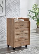 Rollcontainer mit 4 Schubladen 
