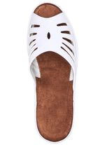 Pantolette mit Zierlochung 