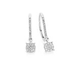 Creolen mit Brillanten und Diamanten 