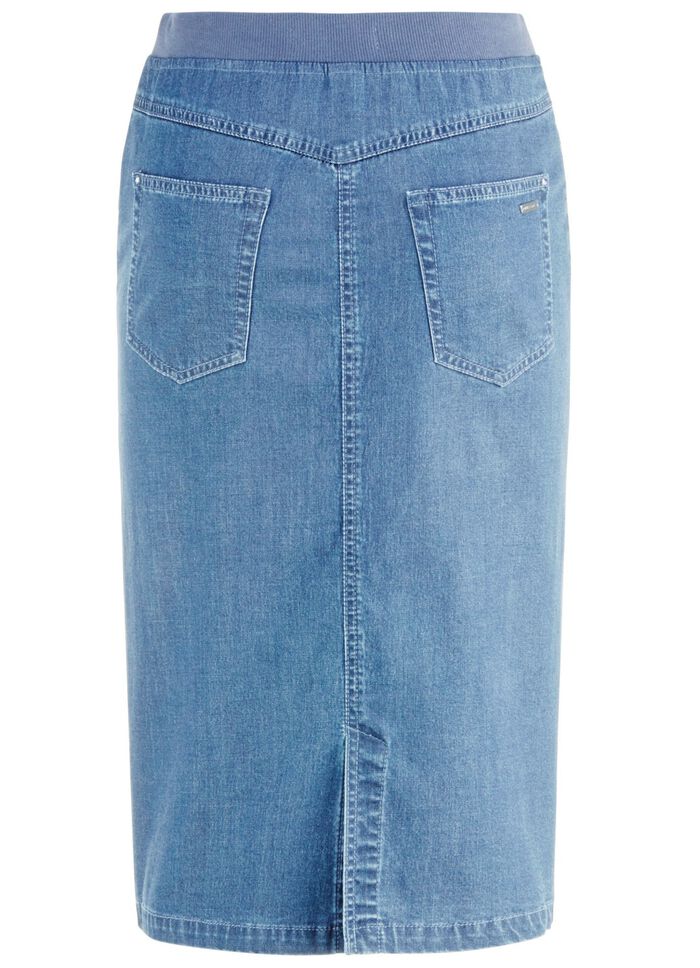 Rock in gerader Schnittf&uuml;hrung HELLBLAU