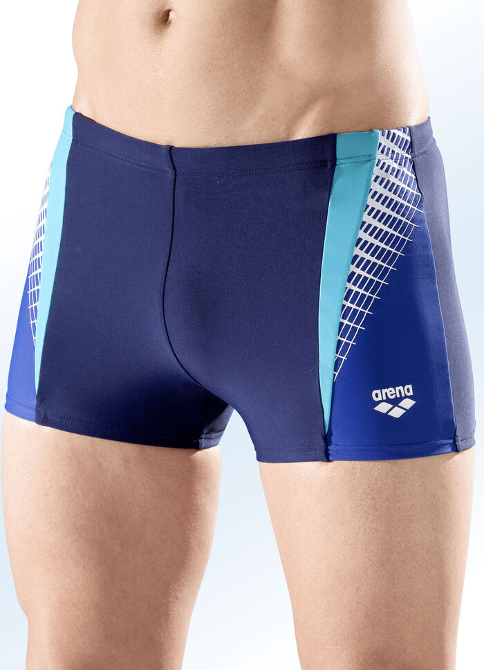 Arena Badepants mit farbigen Einsätzen MARINE-BUNT