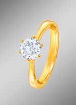 Massiver Brillant-Damenring 