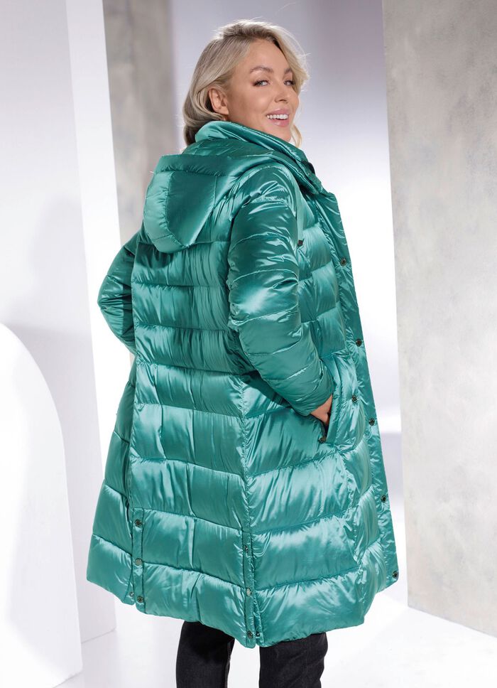 Funktions-Kurzmantel in 2 Farben SEEGR&Uuml;N