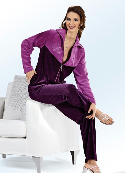 Hausanzug mit Reißverschluss 