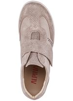 Slipper mit verstellbarem Klettverschluss TAUPE