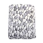 Superangenehme Wohndecke mit raffiniertem Steinmotiv 