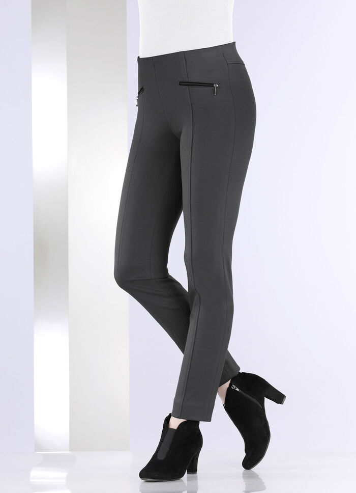 Hose mit Rei&szlig;verschluss-Taschen ANTHRAZIT