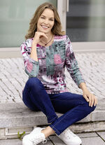 Pullover mit grafischem Dessin 
