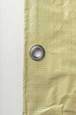 Balkon-Bespannung mit eingearbeiteten Metall-&Ouml;sen BUNT