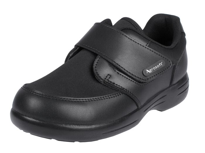 Damen-/Herren-Klettschuh in Weite H f&uuml;r den kr&auml;ftigen Fuss SCHWARZ