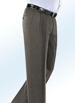 «Klaus Modelle»-Unterbauchhose mit Gürtel  MITTELBRAUN MELIERT