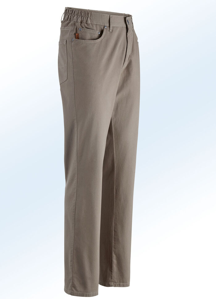 «Francesco Botti»-Hose in 4 Farben TAUPE